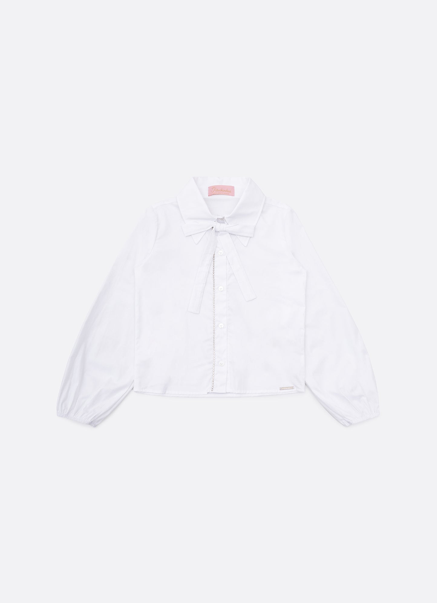 Camisa Tricoline Cristal Patche Ursinha