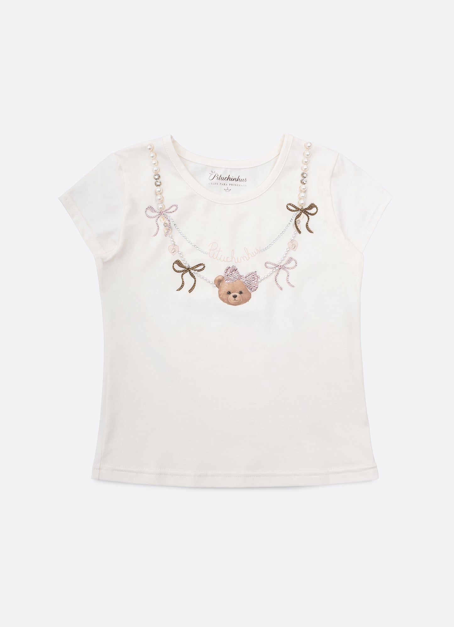 Blusa Cotton Colar Bordado