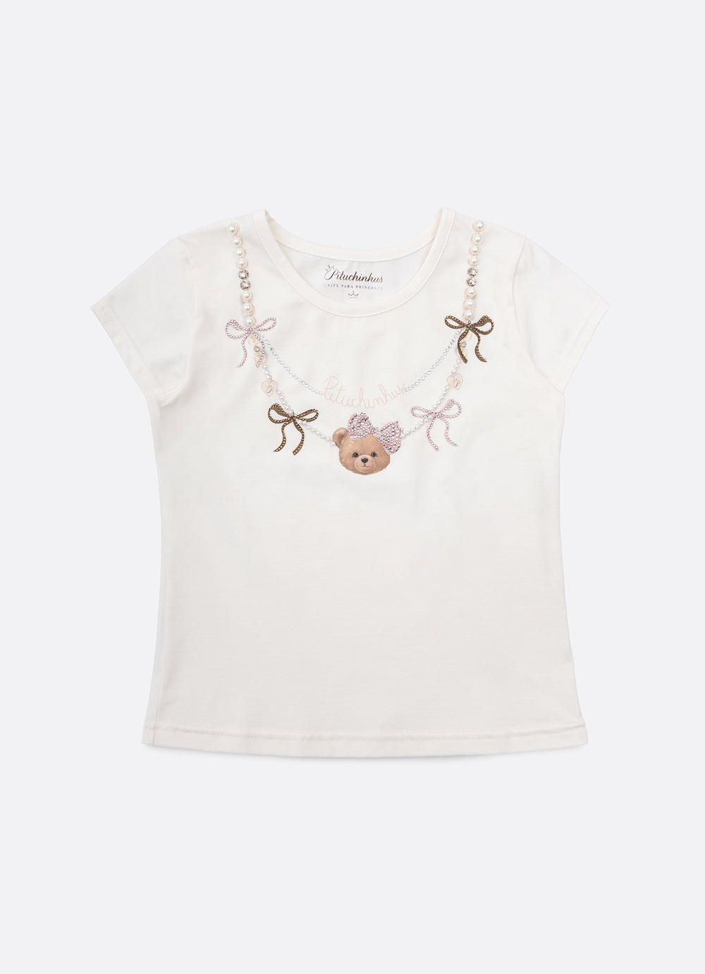 Blusa Cotton Colar Bordado