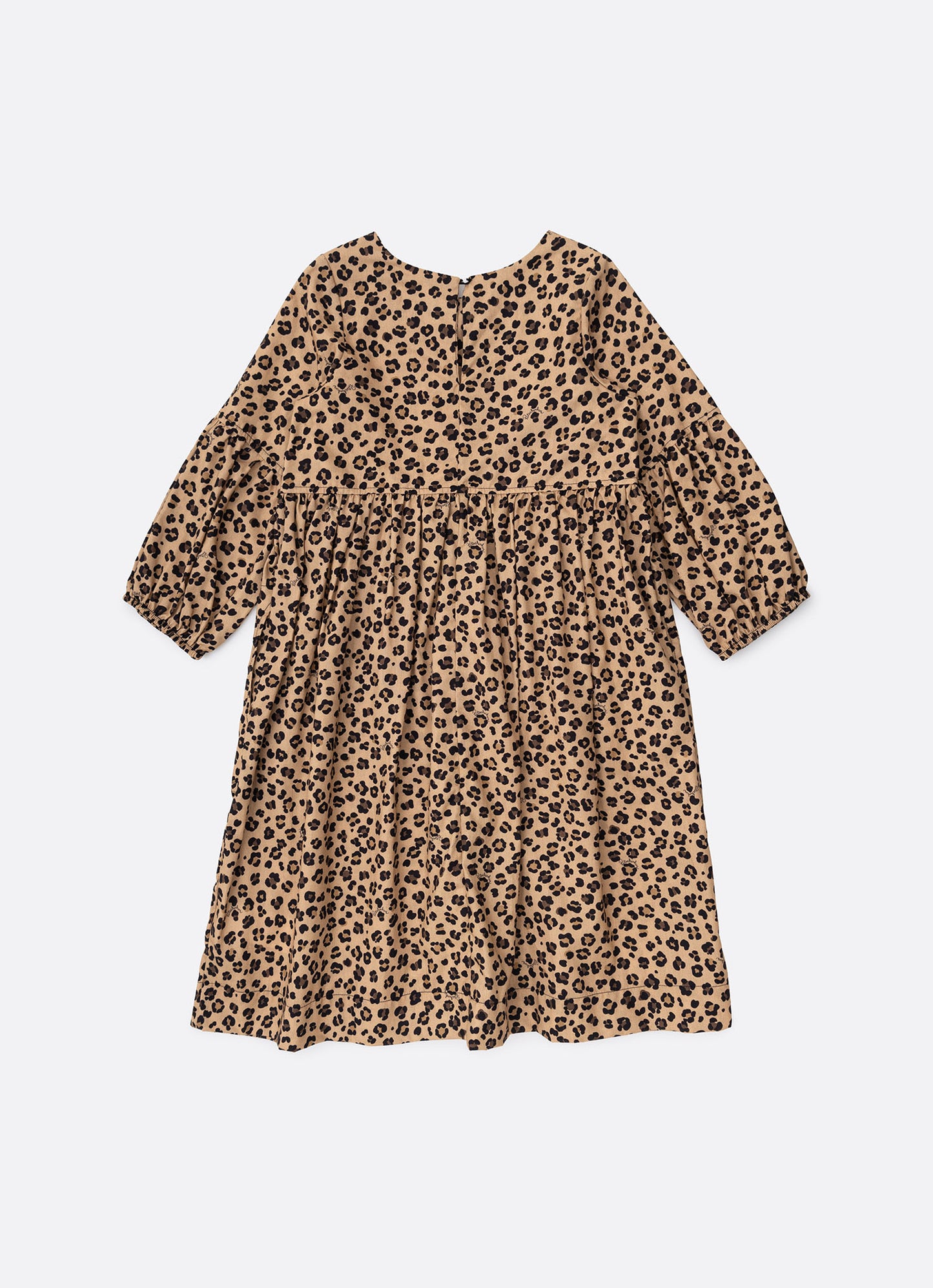 Vestido Algodão Estampa Onçinha Laço