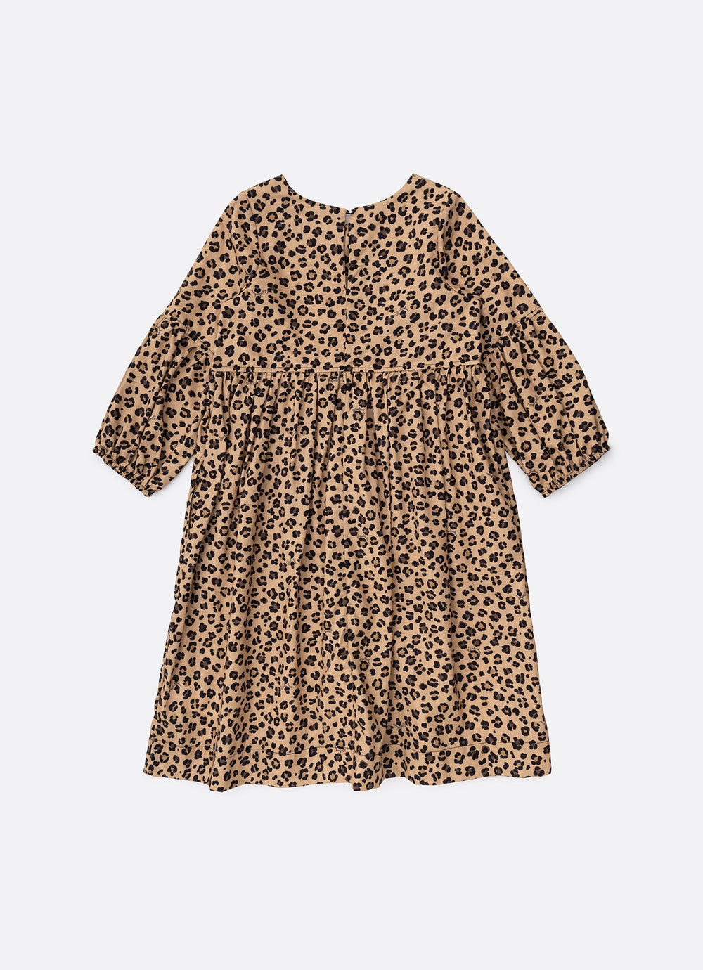 Vestido Algodão Estampa Onçinha Laço