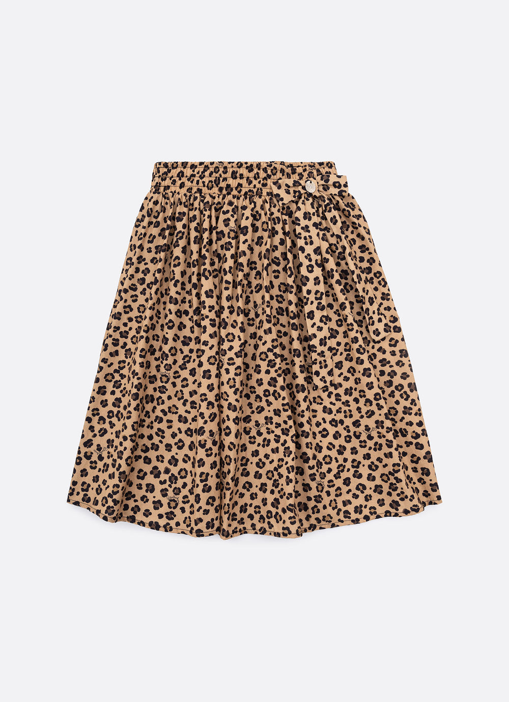 Saia Short Midi Algodão Estampa Onçinha