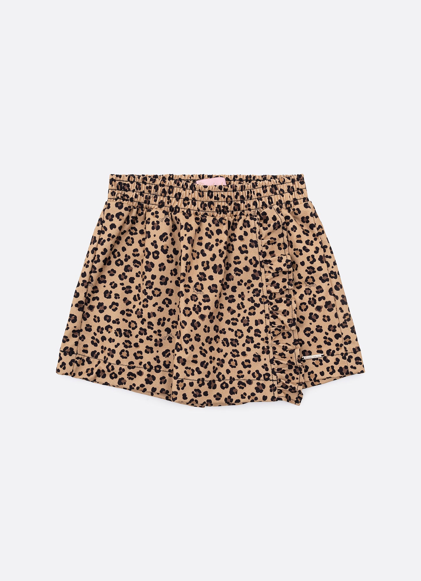 Saia Short Sarja Estampa Onçinha