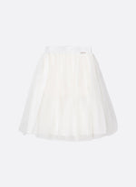 Saia Short Tule Renda Aplicada