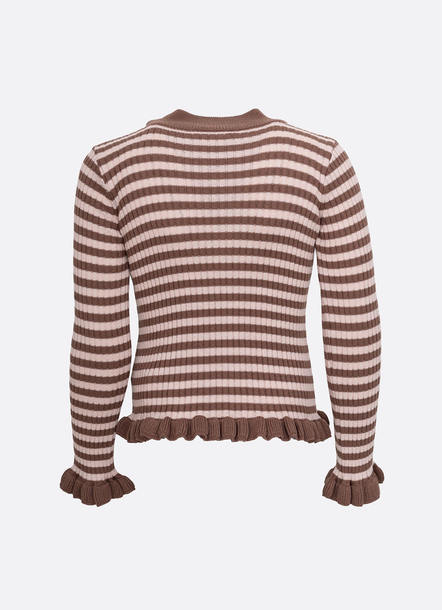 Blusa Tricot Canelado Listrado