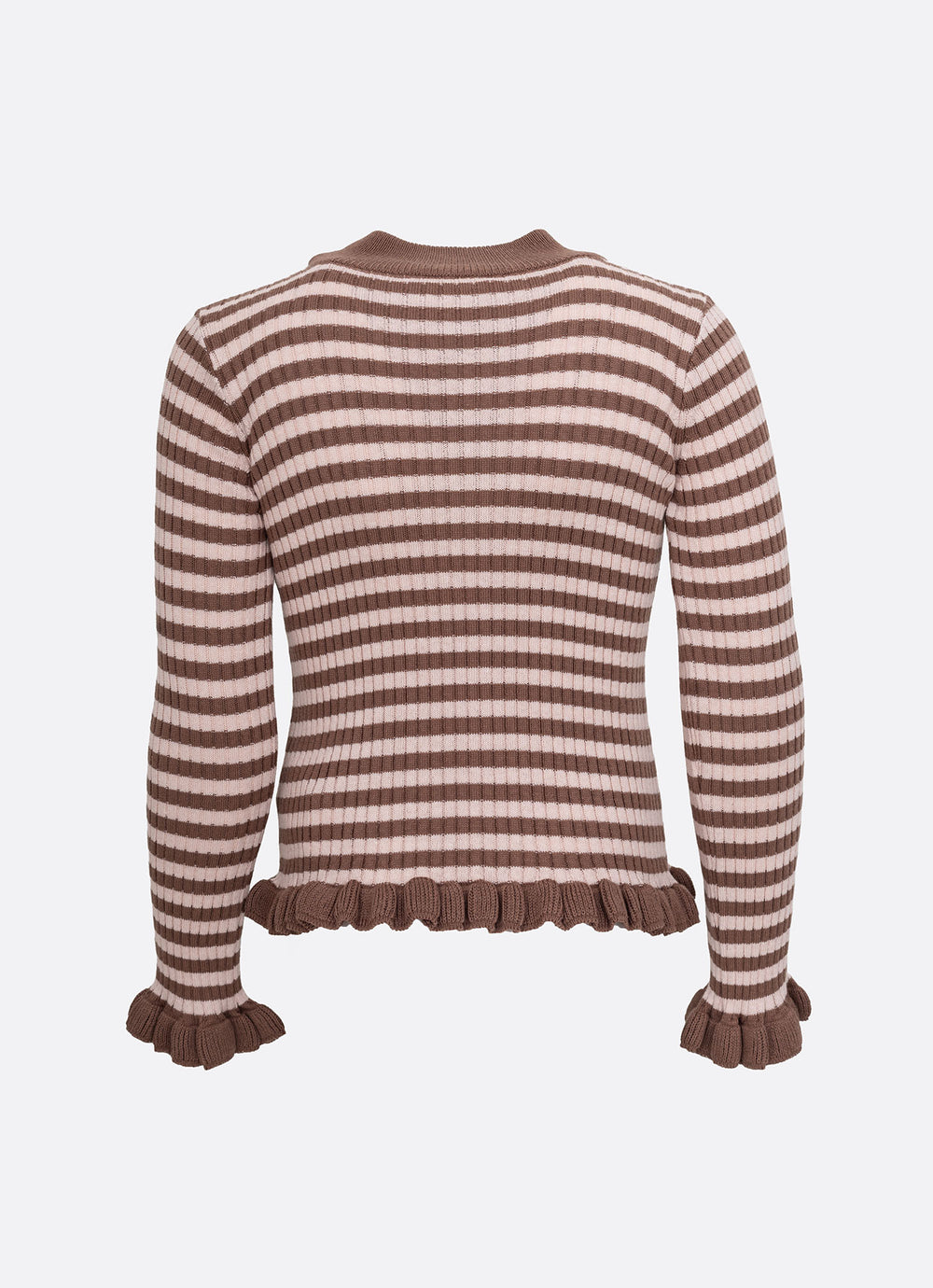 Blusa Tricot Canelado Listrado