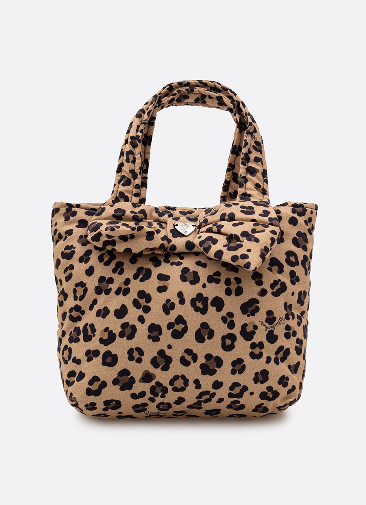 Bolsa Puffer Estampada Laço