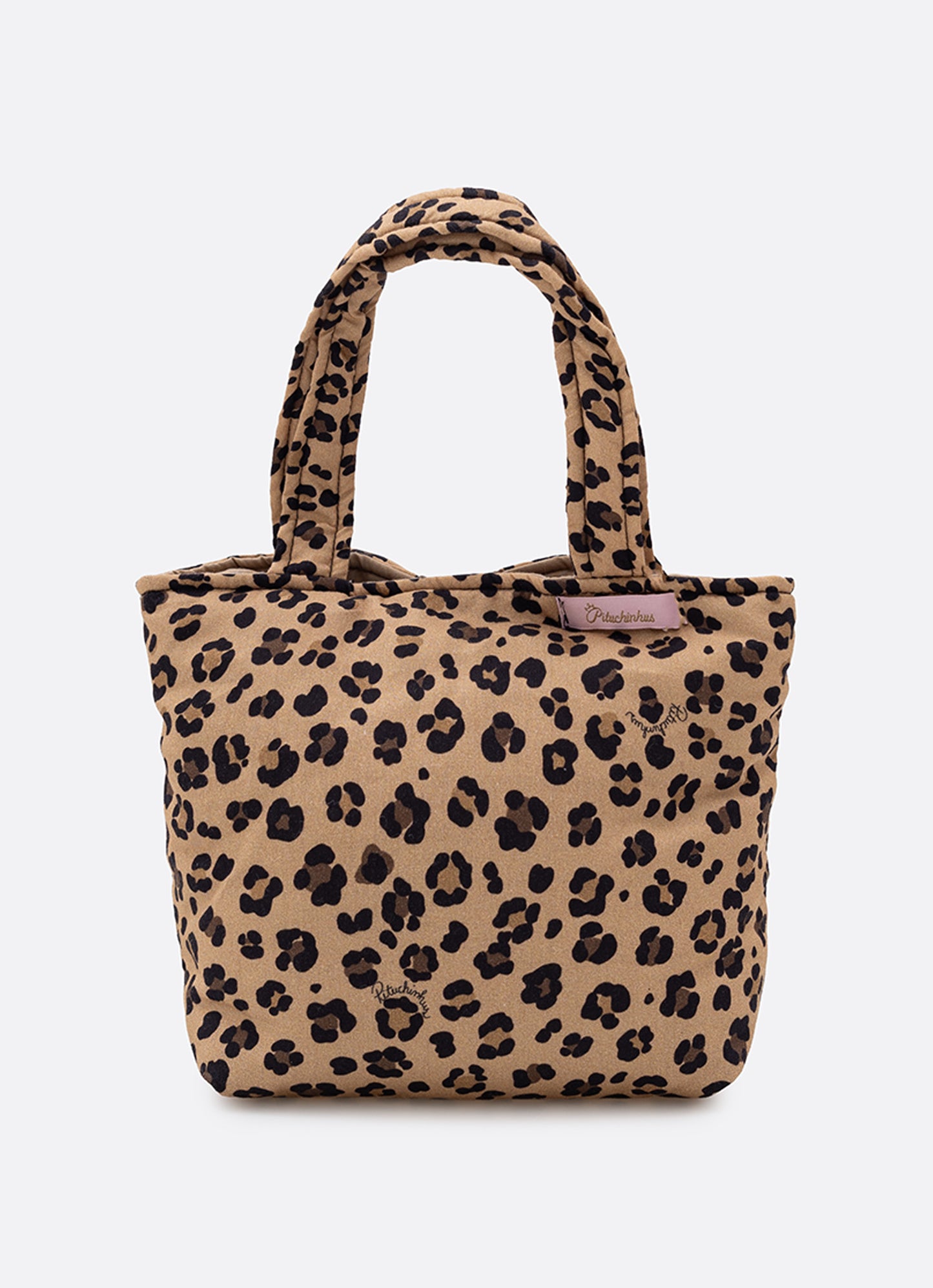 Bolsa Puffer Estampada Laço
