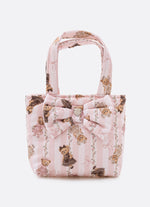 Bolsa Puffer Estampada Laço