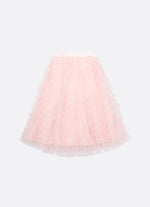 Saia Short Midi Tule Babados