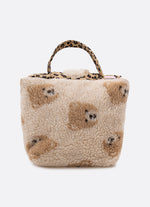 Bolsa Teddy Rostinho Ursas Detalhe Onçinha