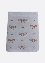 Saia Short Tricot Laços e Corações