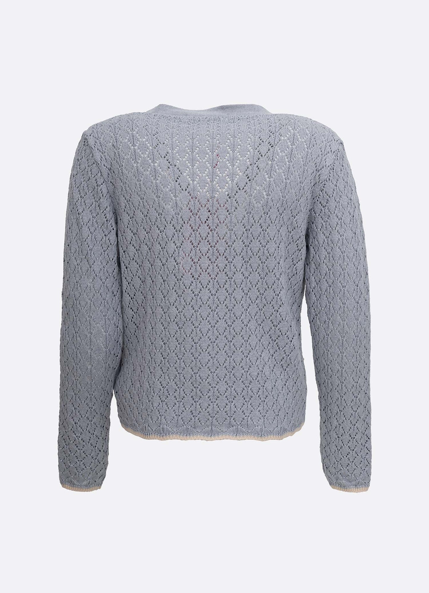 Casaqueto Tricot Ponto Renda Bordados