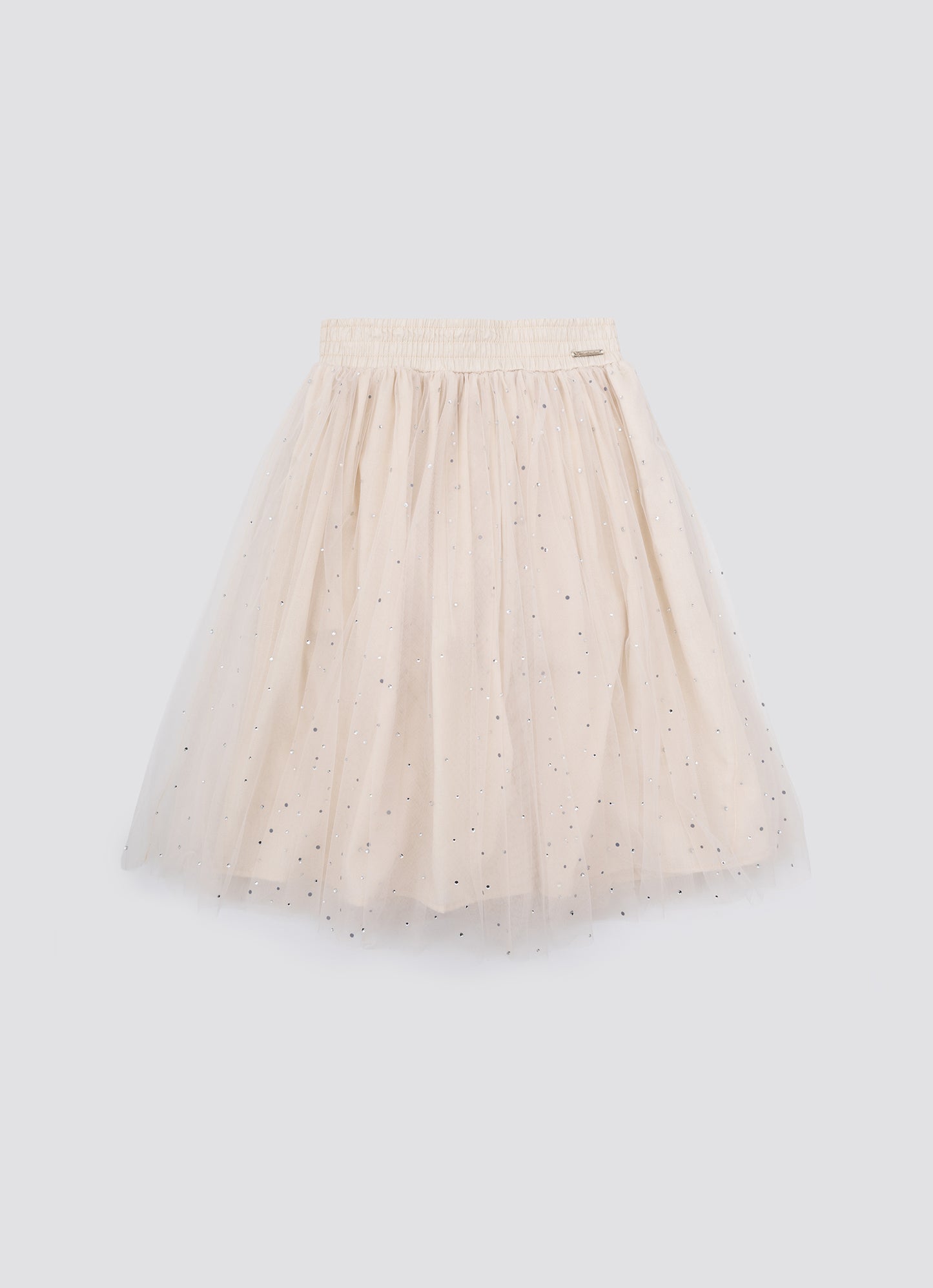 Saia Short Midi Tule Cristais