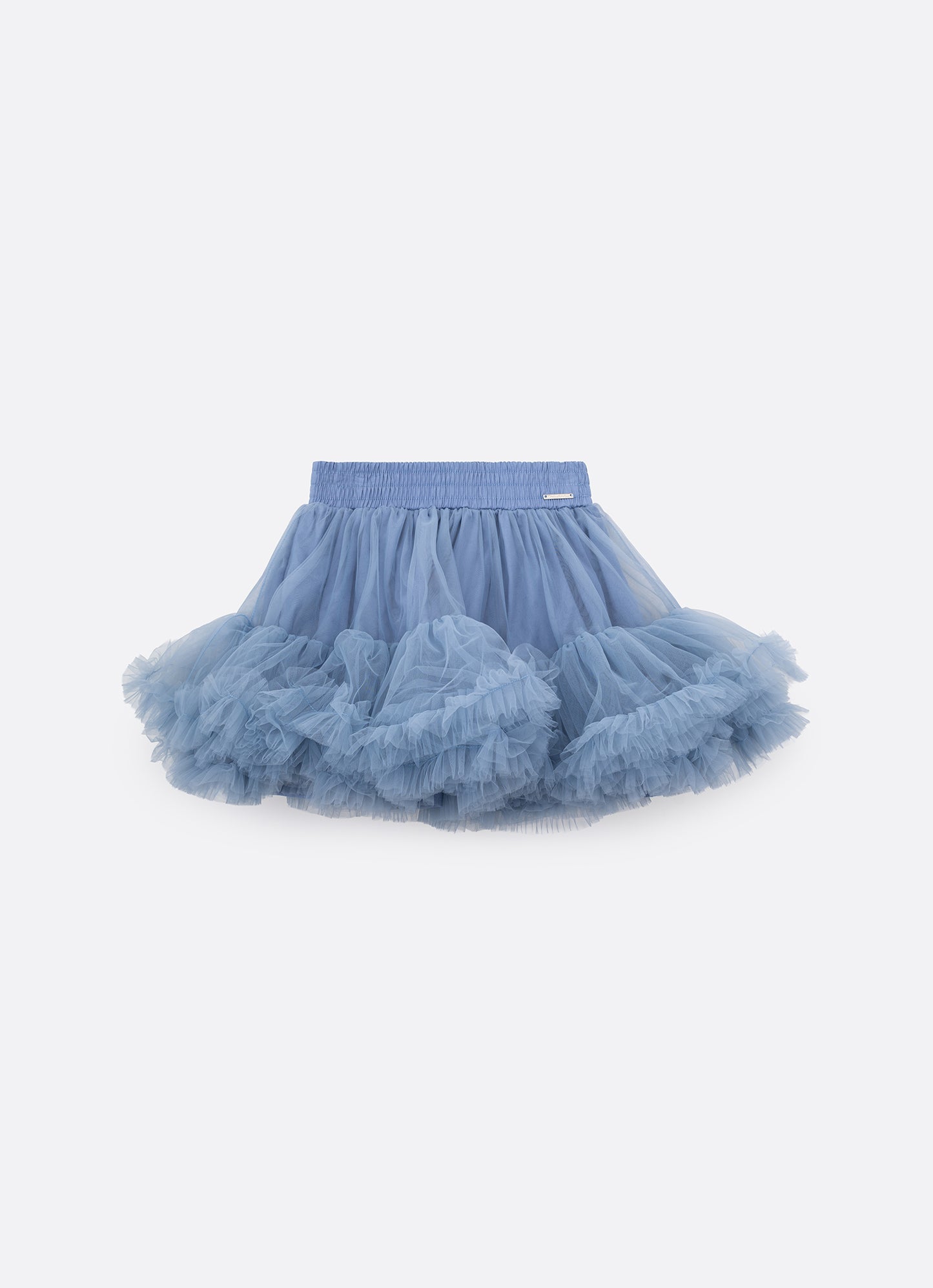 Saia Short Tule Babado Frufru