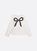 Blusa Cotton Laços Cristais