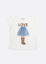 Blusa Cotton Saia Tule Love