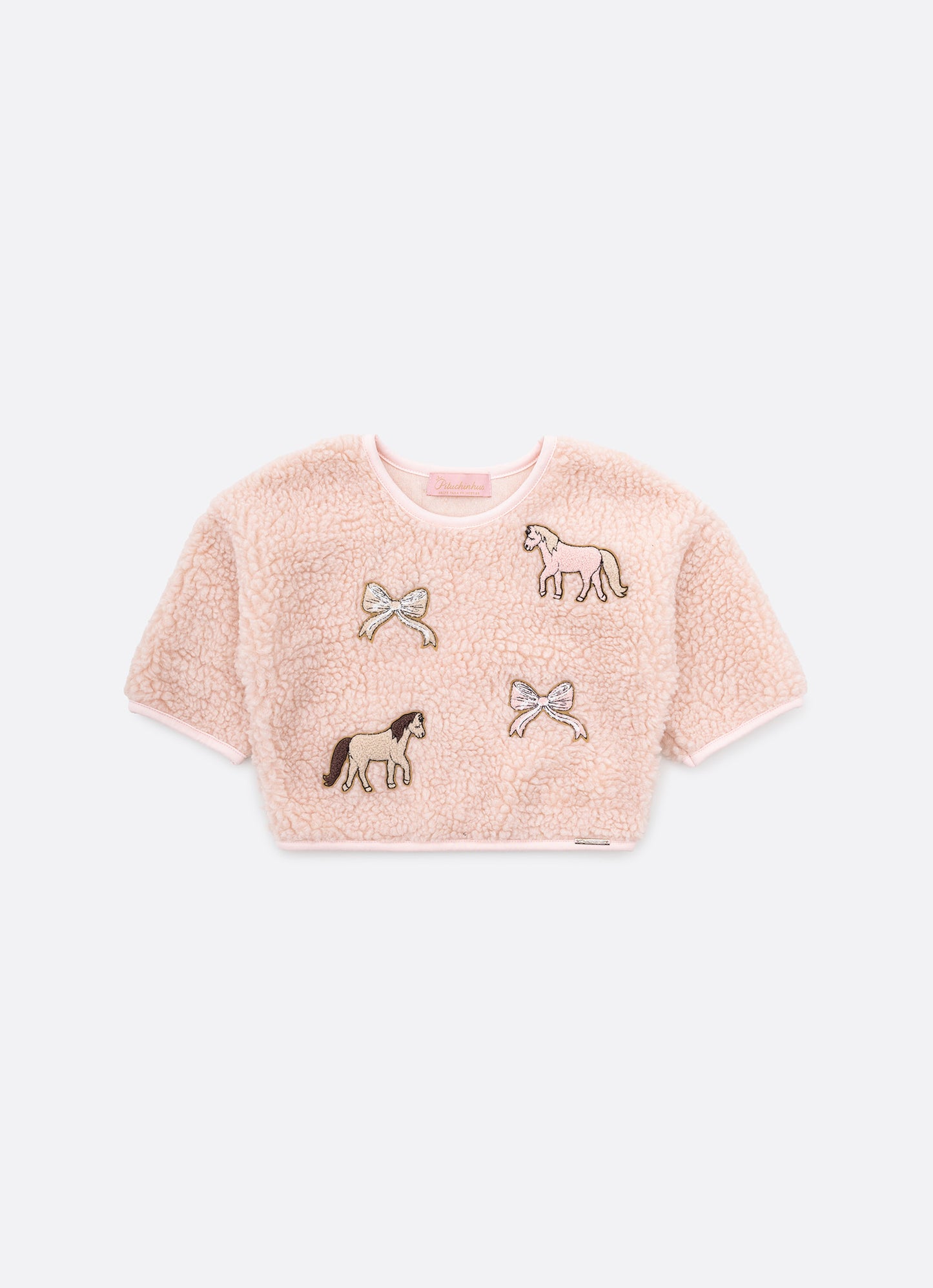 Blusa Pele Carneirinho Patches