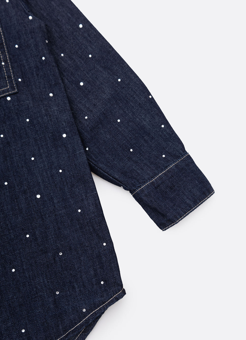 Camisa Jeans Fino Cristais