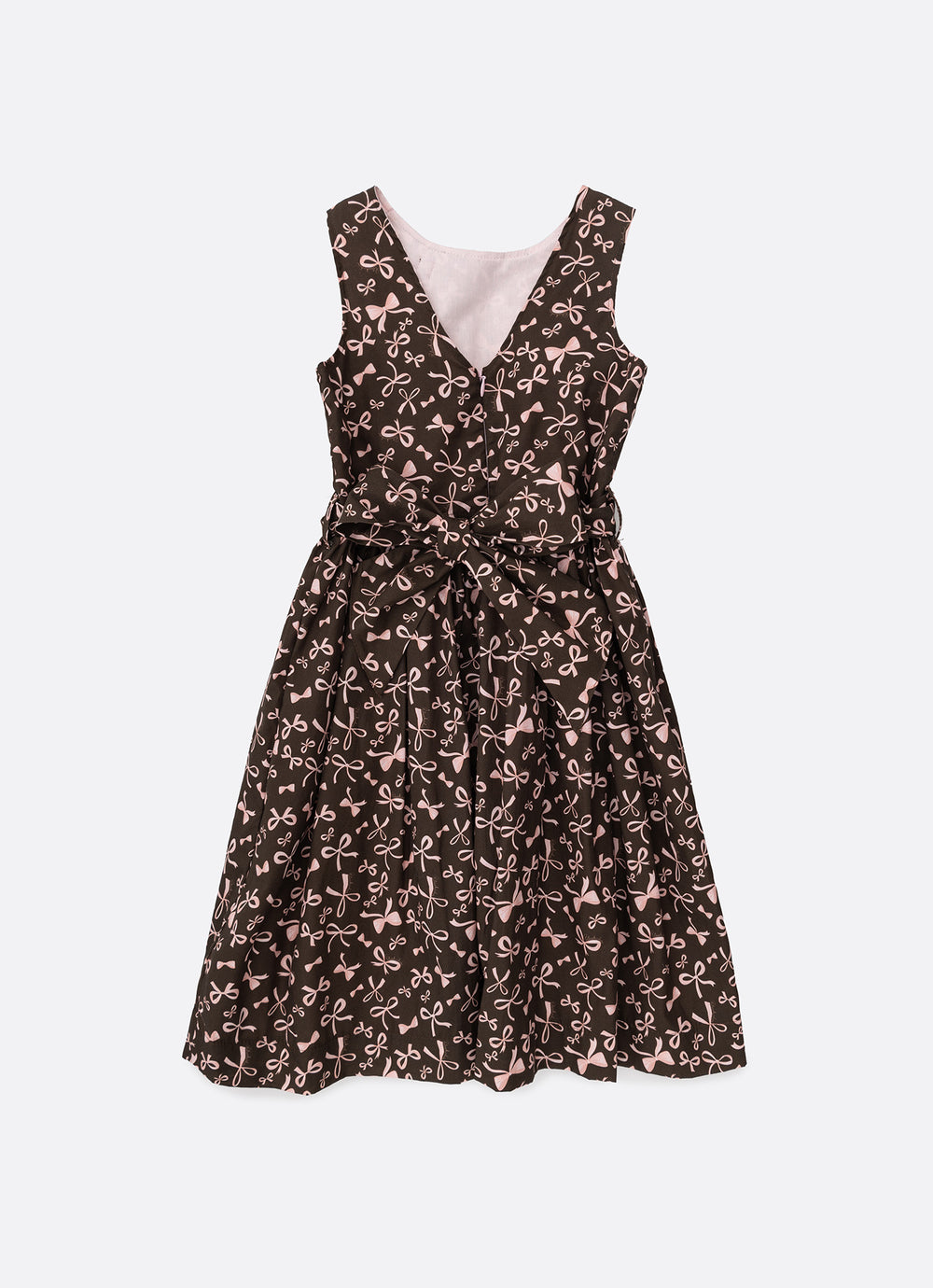 Vestido Algodao Estampa Lacinhos