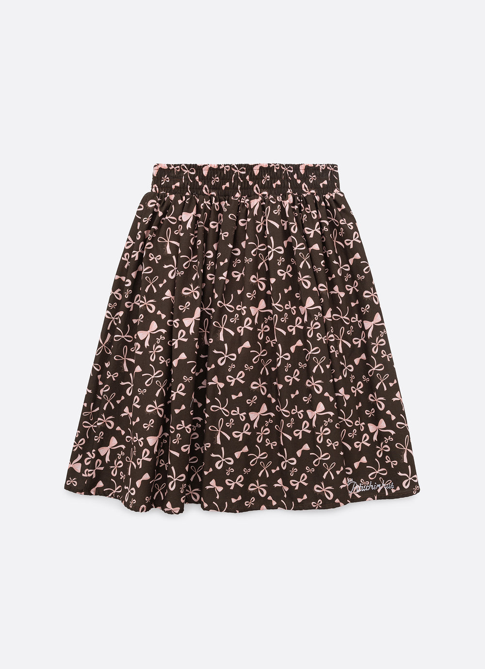 Saia Short Algodão Estampa Lacinhos