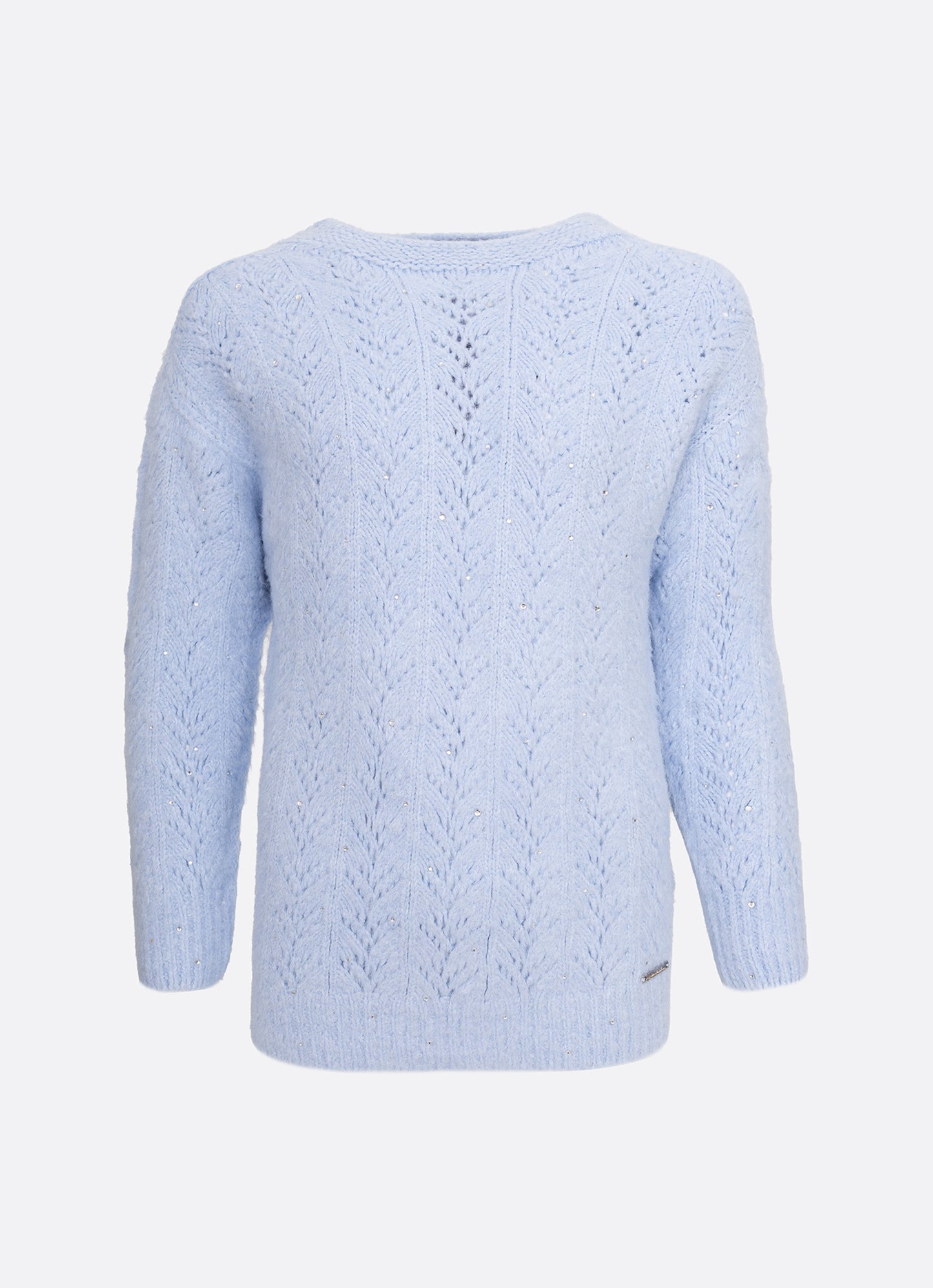 Blusa Tricot Sem Costura Cristais