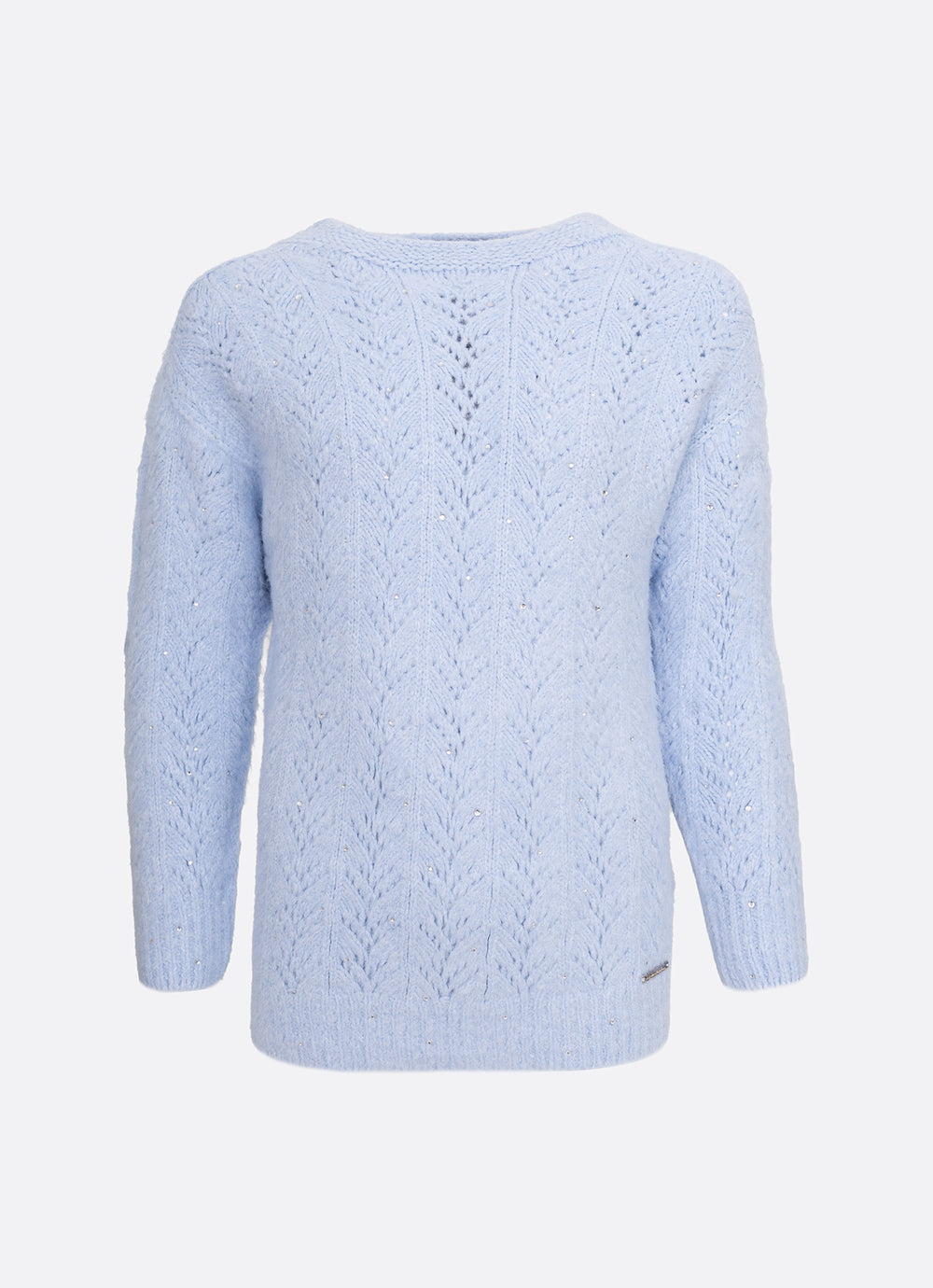 Blusa Tricot Sem Costura Cristais