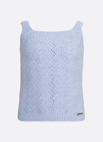 Colete Tricot Sem Costura Cristais