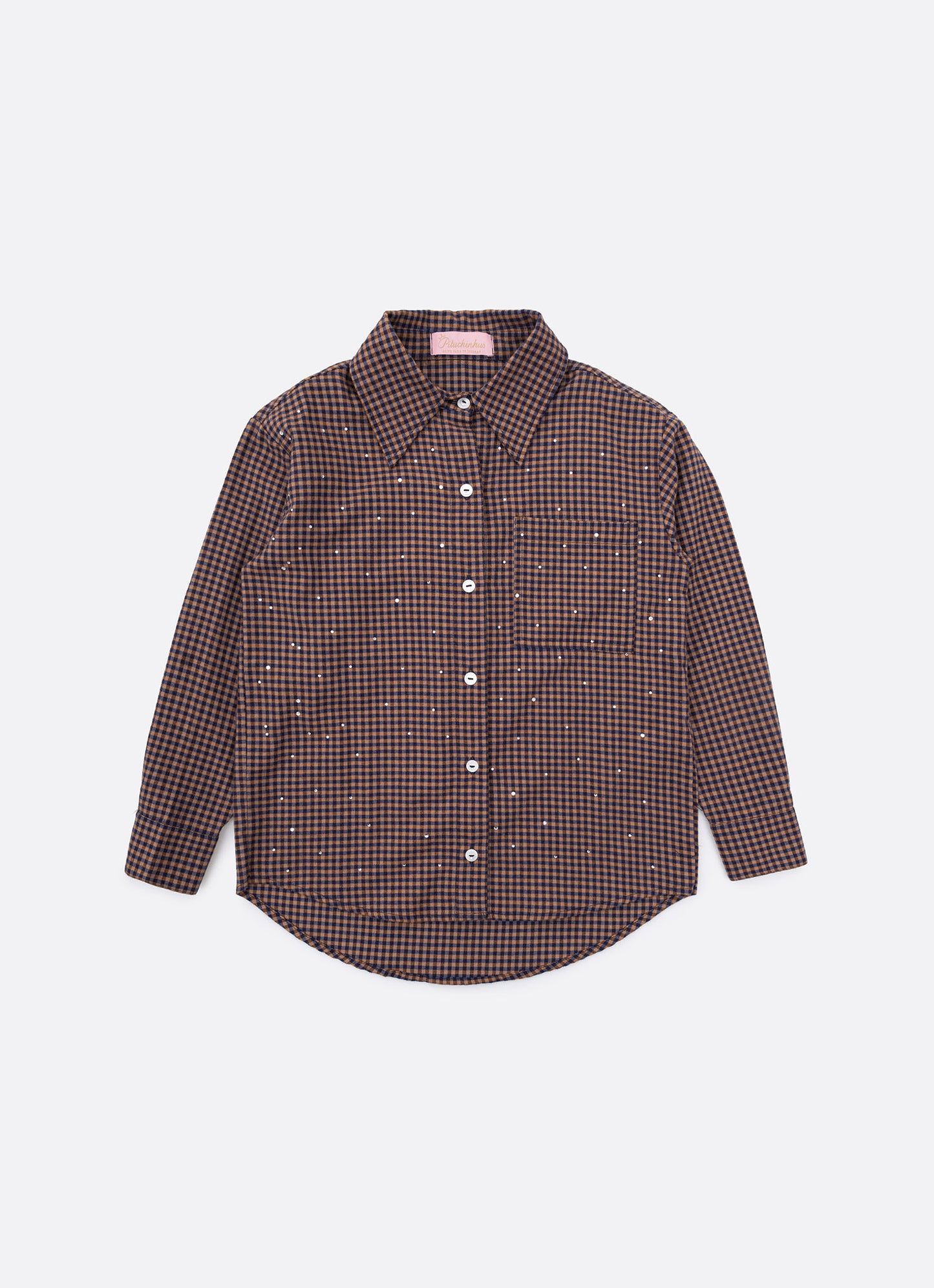 Camisa Xadrez Blue Cristais