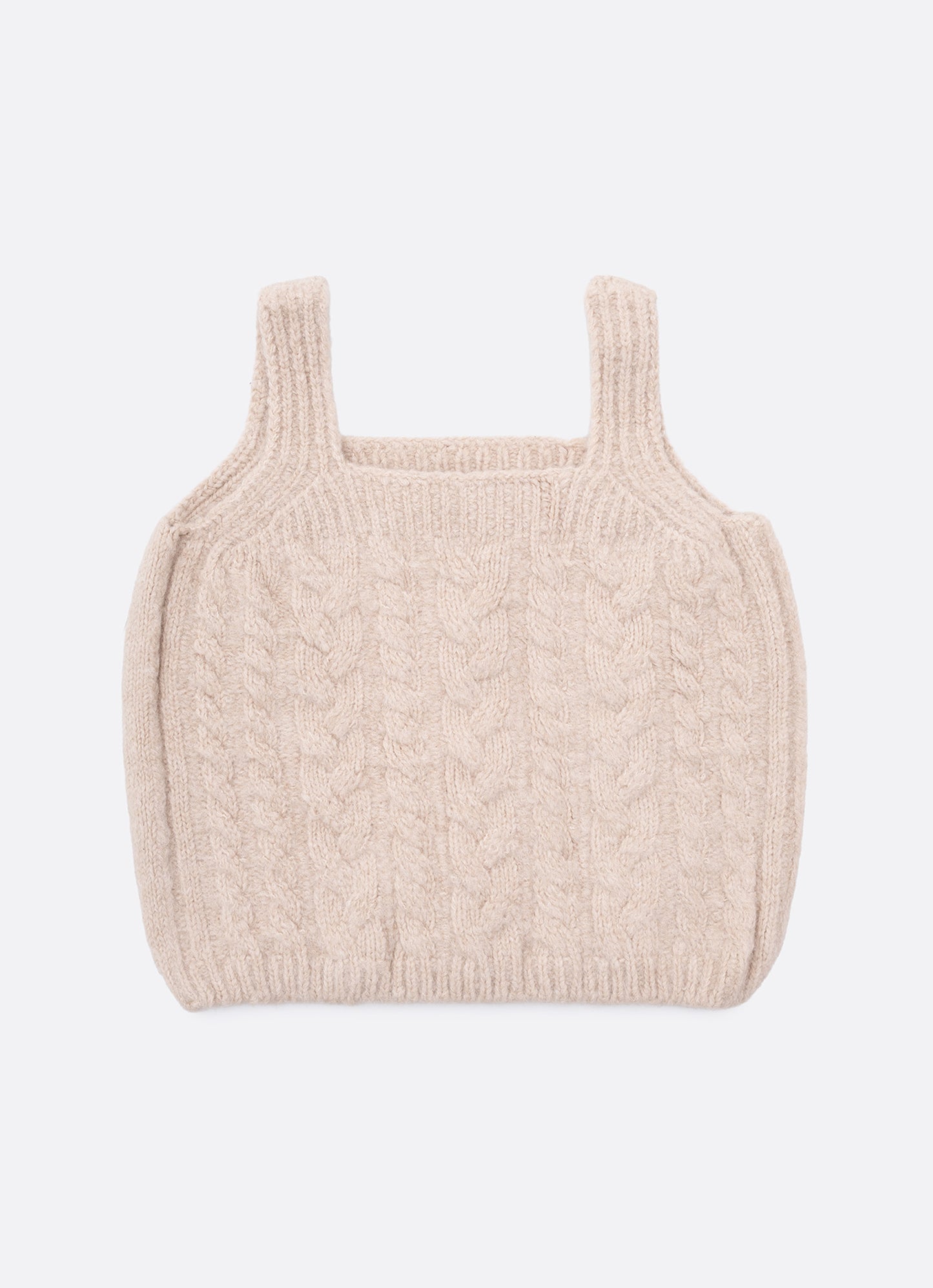 Colete Tricot Sem Costura Tranças