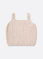 Colete Tricot Sem Costura Tranças
