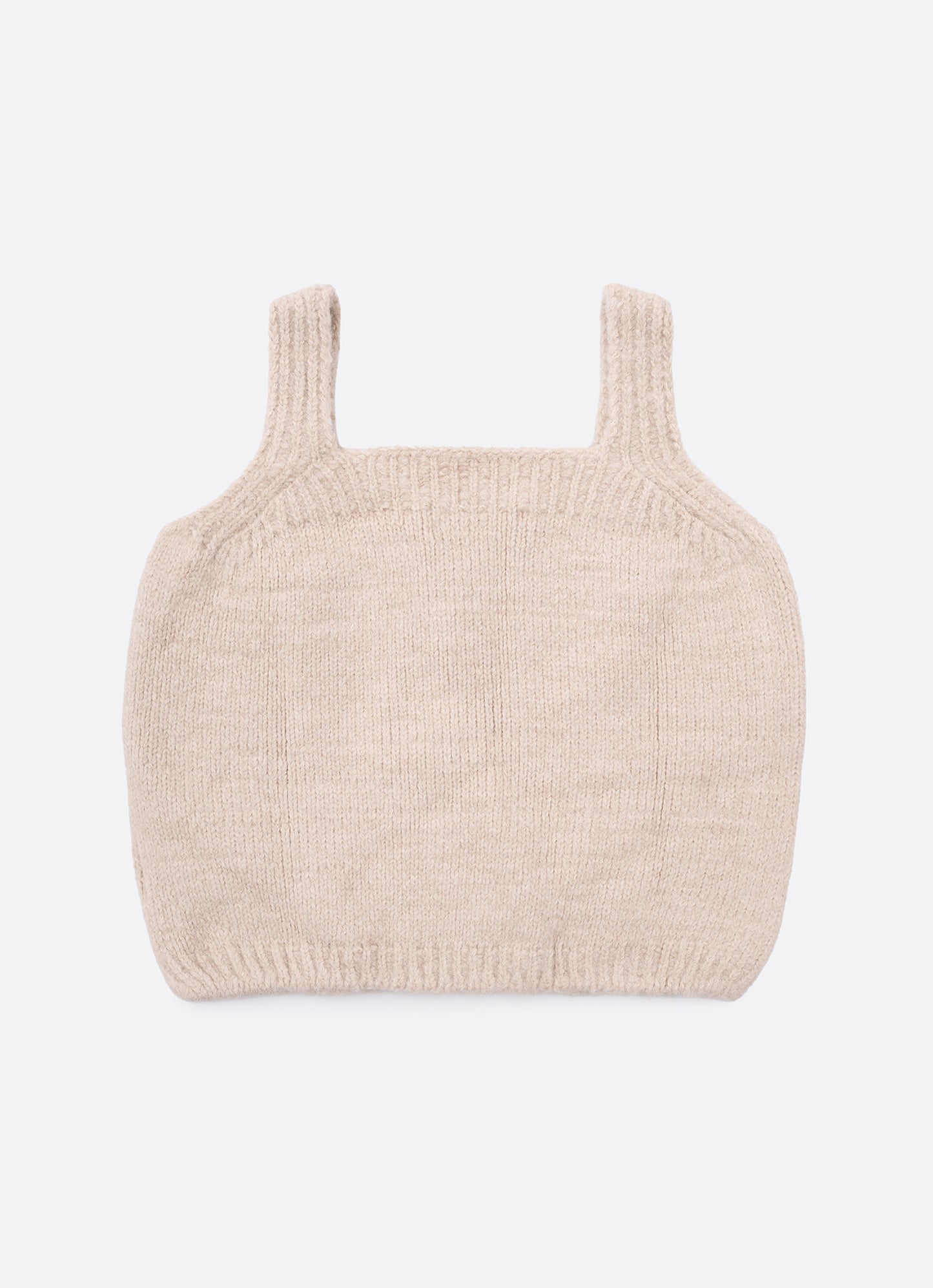 Colete Tricot Sem Costura Tranças
