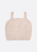 Colete Tricot Sem Costura Tranças