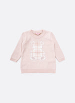 Conjunto Blusa e Legging Tricot Ursa Xadrez