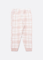Conjunto Blusa e Legging Tricot Ursa Xadrez