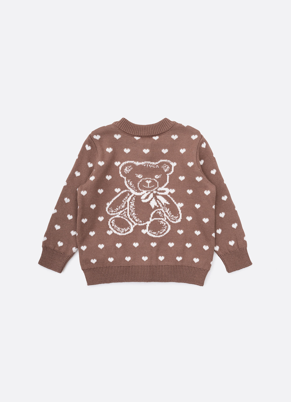Casaqueto Tricot Poá Corações