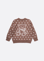 Casaqueto Tricot Poá Corações