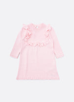 Vestido Tricot Detalhe Babado