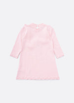 Vestido Tricot Detalhe Babado