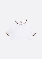 Camisa Tricoline Detalhe Onçinha