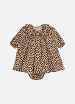 Vestido Algodão Estampa Onçinha Golinha