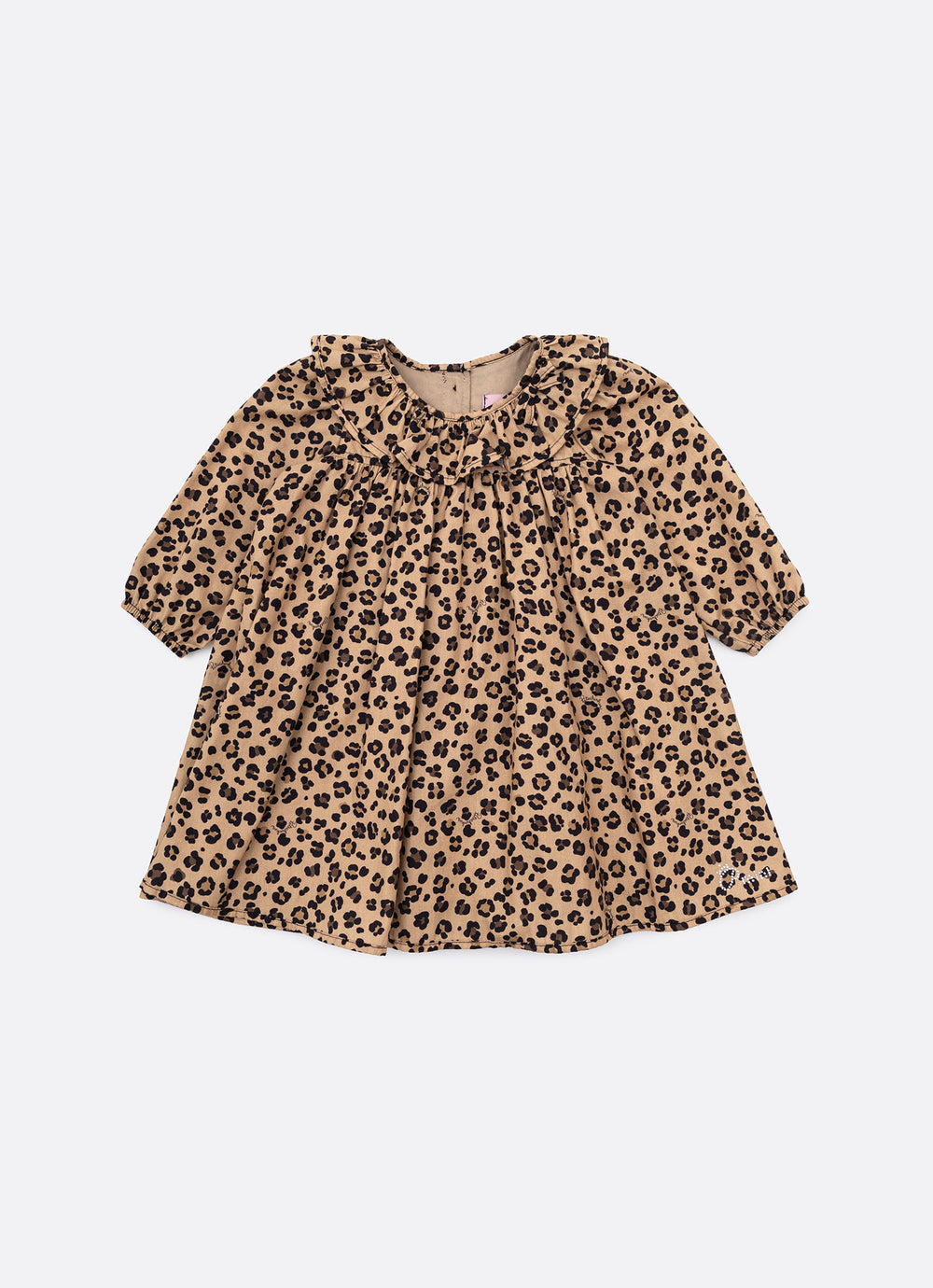 Vestido Algodão Estampa Onçinha Golinha