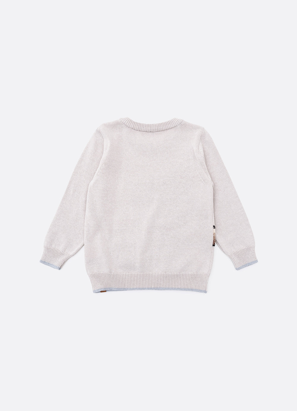 Blusa Tricot Ursinho Cachecol For Boys