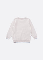 Blusa Tricot Ursinho Cachecol For Boys