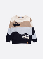 Blusa Tricot Carrinhos For Boys