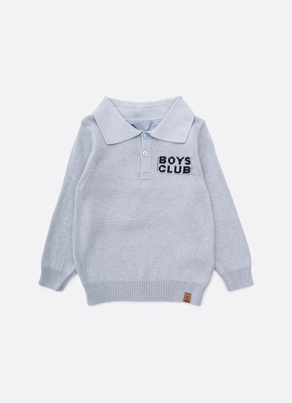 Blusa Tricot Gola Polo Boys Club For Boys