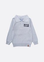 Blusa Tricot Gola Polo Boys Club For Boys