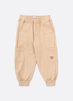 Calça Moletom Recorte e Bolsos