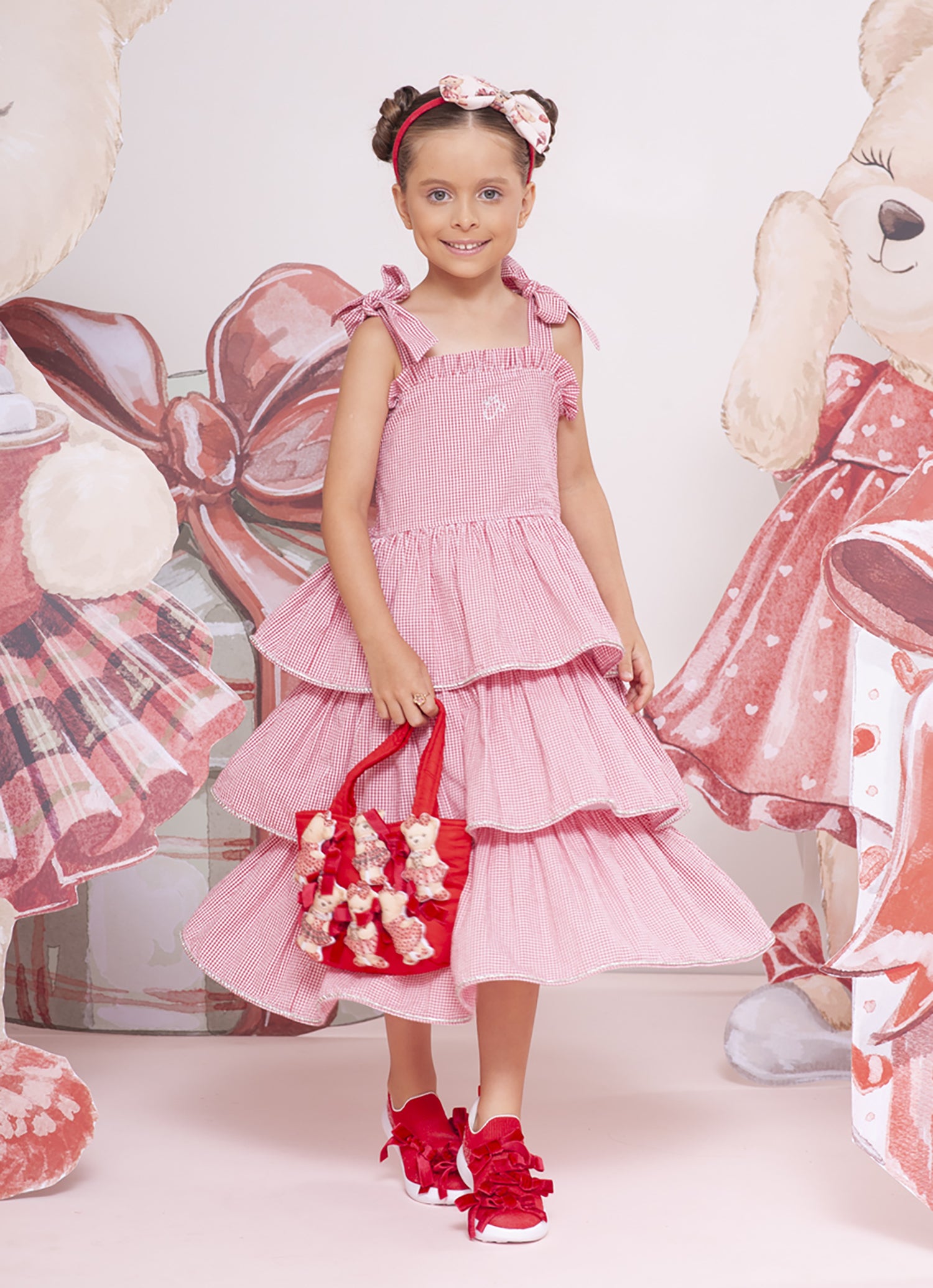 Vestido Tricoline Xadrez Natal