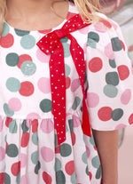 Vestido Algodão Poá Natal